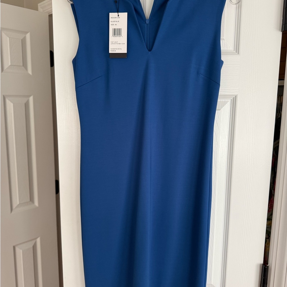 Lafayette 148 New York Royal Blue Midi Dress